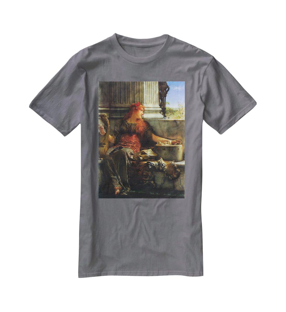 Poesie by Alma Tadema T-Shirt - Canvas Art Rocks - 3