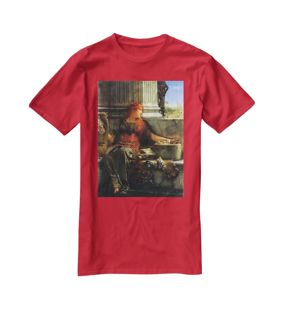 Poesie by Alma Tadema T-Shirt - Canvas Art Rocks - 4
