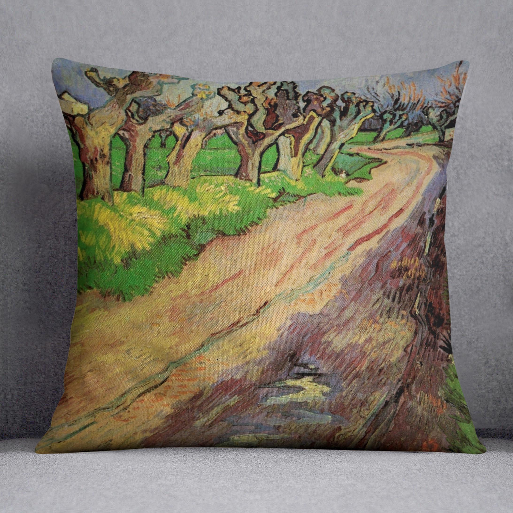 Pollard Willows by Van Gogh Cushion
