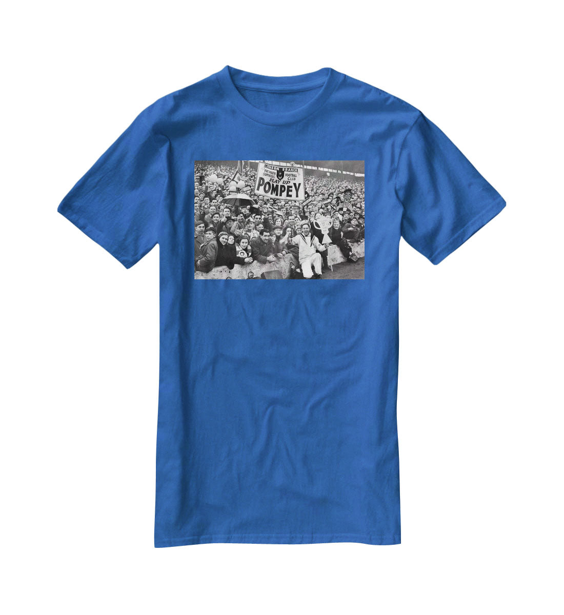 Pompey Supporters 1956 T-Shirt - Canvas Art Rocks - 2