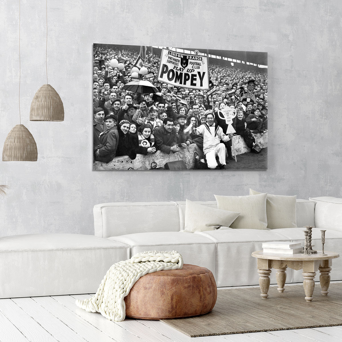 Pompey Supporters 1956 Canvas Print or Poster - Canvas Art Rocks - 6