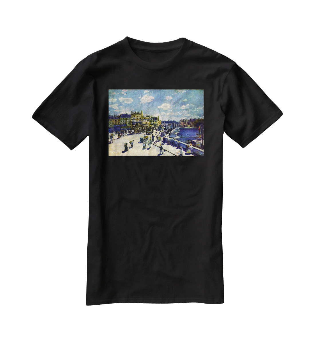 Pont Neuf by Renoir T-Shirt - Canvas Art Rocks - 1