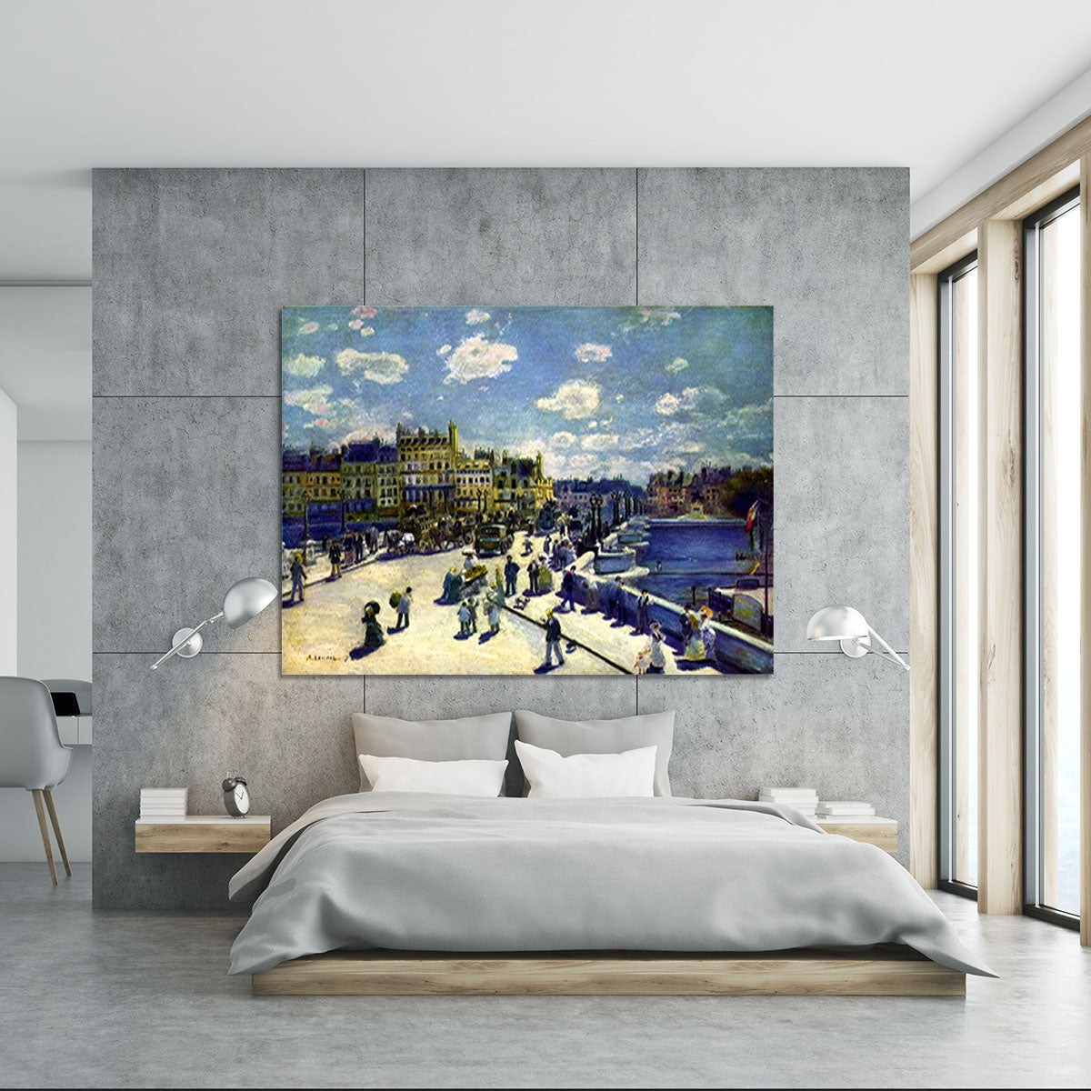 Pont Neuf by Renoir Canvas Print or Poster - Canvas Art Rocks - 5