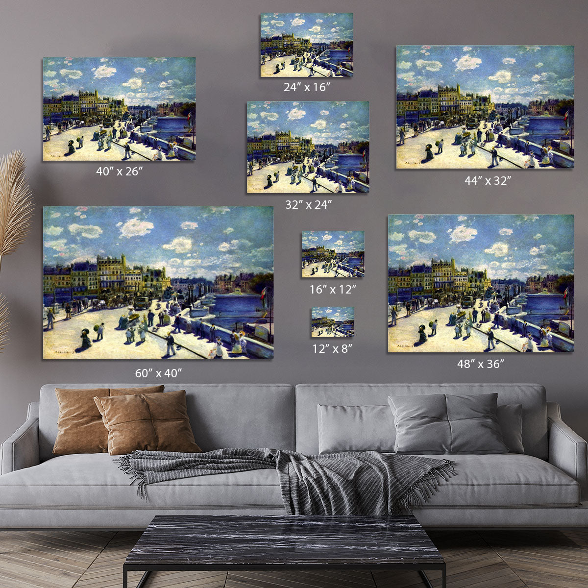 Pont Neuf by Renoir Canvas Print or Poster - Canvas Art Rocks - 7