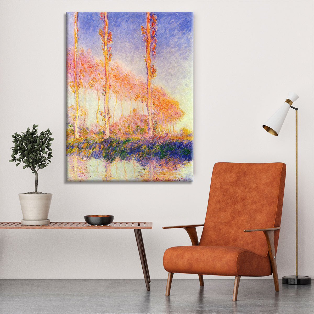 Poplars 2 by Monet Canvas Print or Poster - Canvas Art Rocks - 6