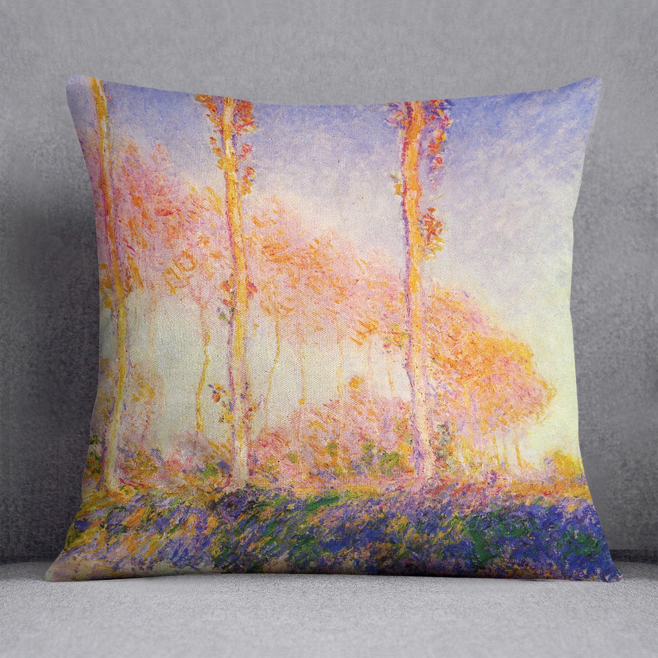 Poplars 2 by Monet Cushion