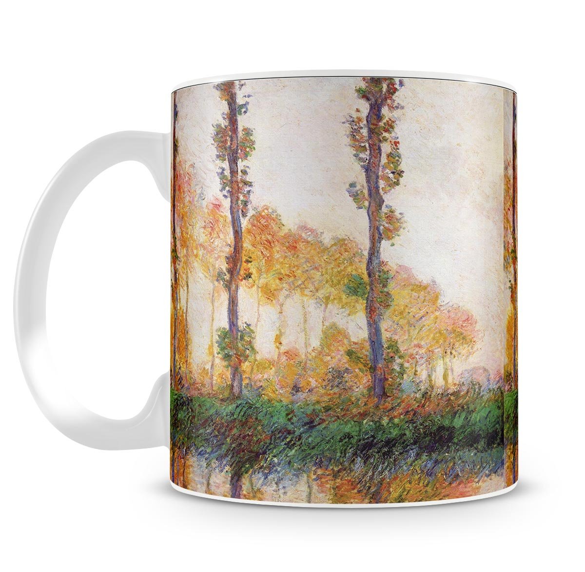Poplars in Autumn 2 by Monet Mug - Canvas Art Rocks - 4