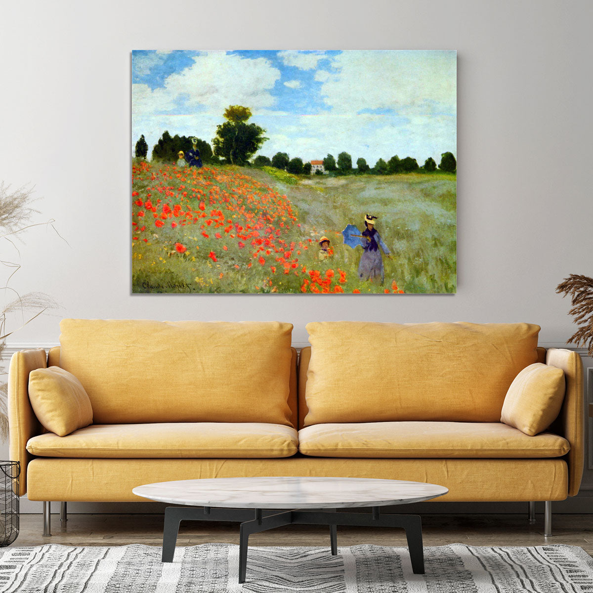 Poppies by Monet Canvas Print or Poster - Canvas Art Rocks - 4