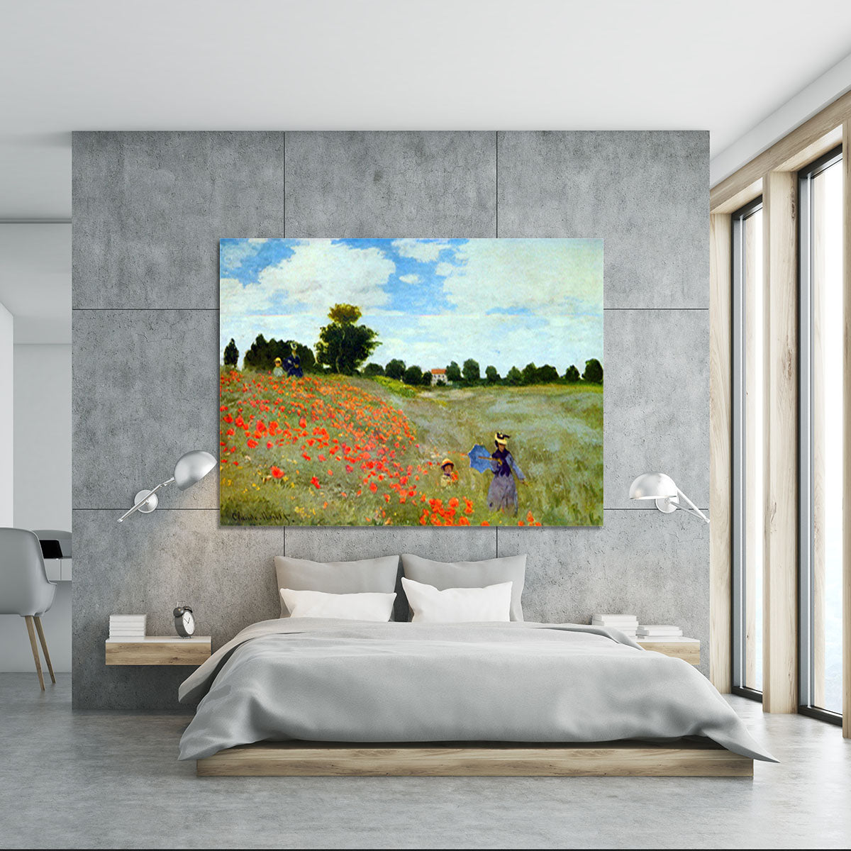 Poppies by Monet Canvas Print or Poster - Canvas Art Rocks - 5