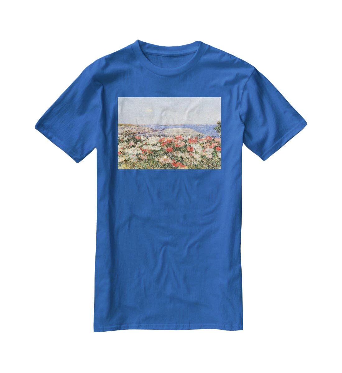 Poppies on the Isles of Shoals by Hassam T-Shirt - Canvas Art Rocks - 2