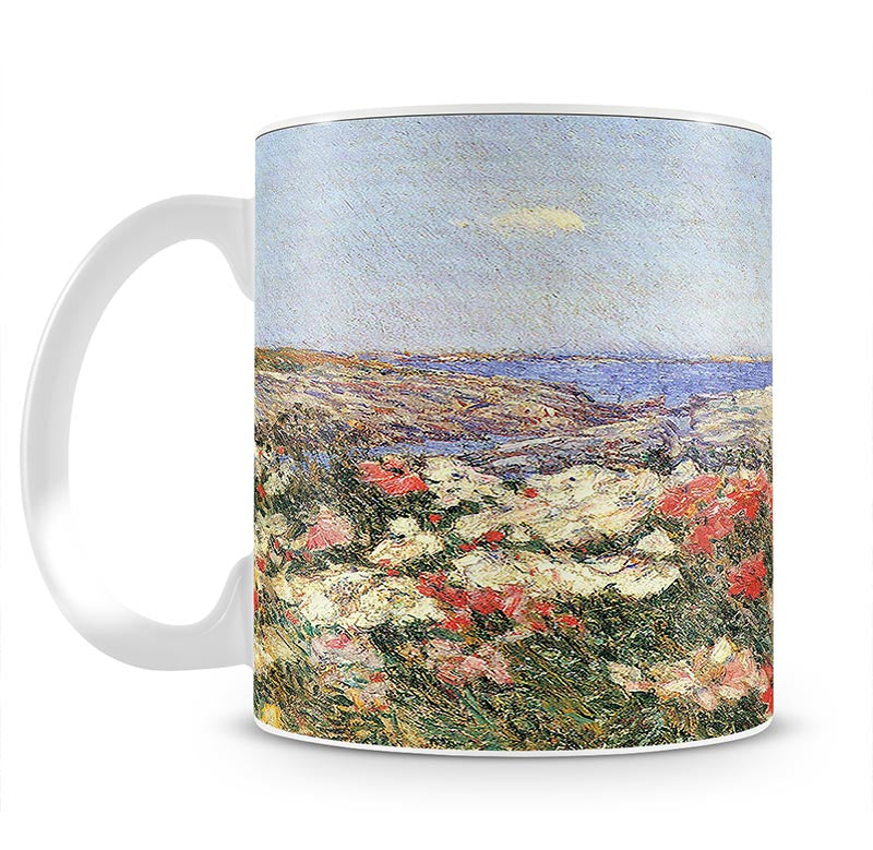 Poppies on the Isles of Shoals by Hassam Mug - Canvas Art Rocks - 1