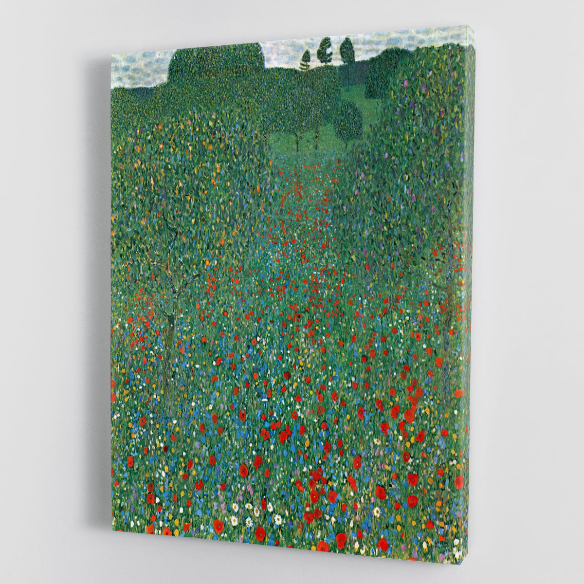 Poppy Field by Klimt Canvas Print or Poster - Canvas Art Rocks - 1