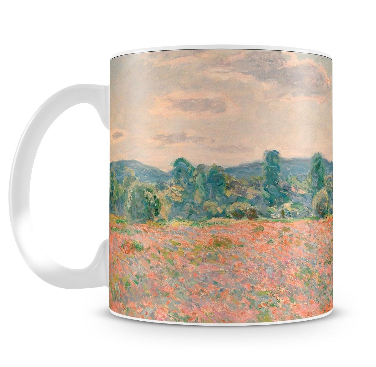 Poppy Field by Monet Mug - Canvas Art Rocks - 4