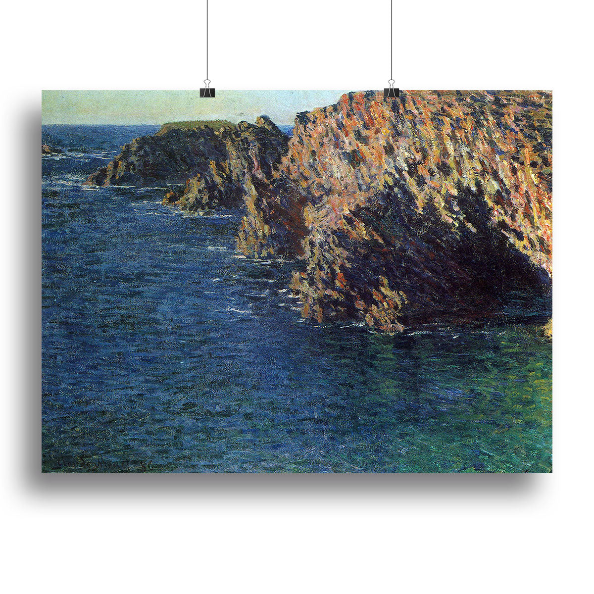 Port Domois by Monet Canvas Print or Poster - Canvas Art Rocks - 2