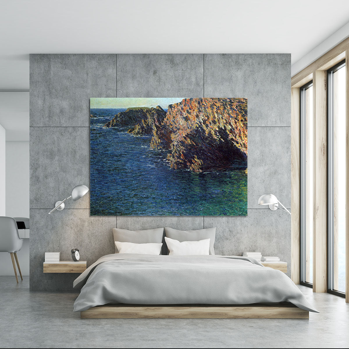 Port Domois by Monet Canvas Print or Poster - Canvas Art Rocks - 5