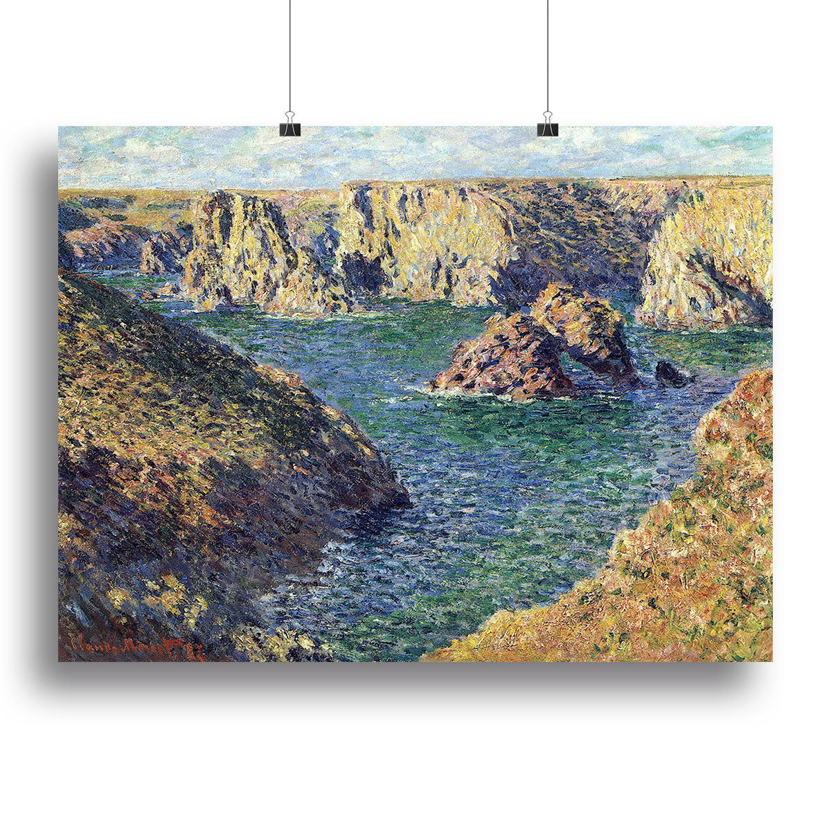 Port Donnant by Monet Canvas Print or Poster - Canvas Art Rocks - 2