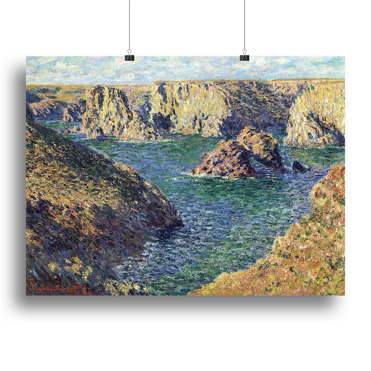 Port Donnant by Monet Canvas Print or Poster - Canvas Art Rocks - 2