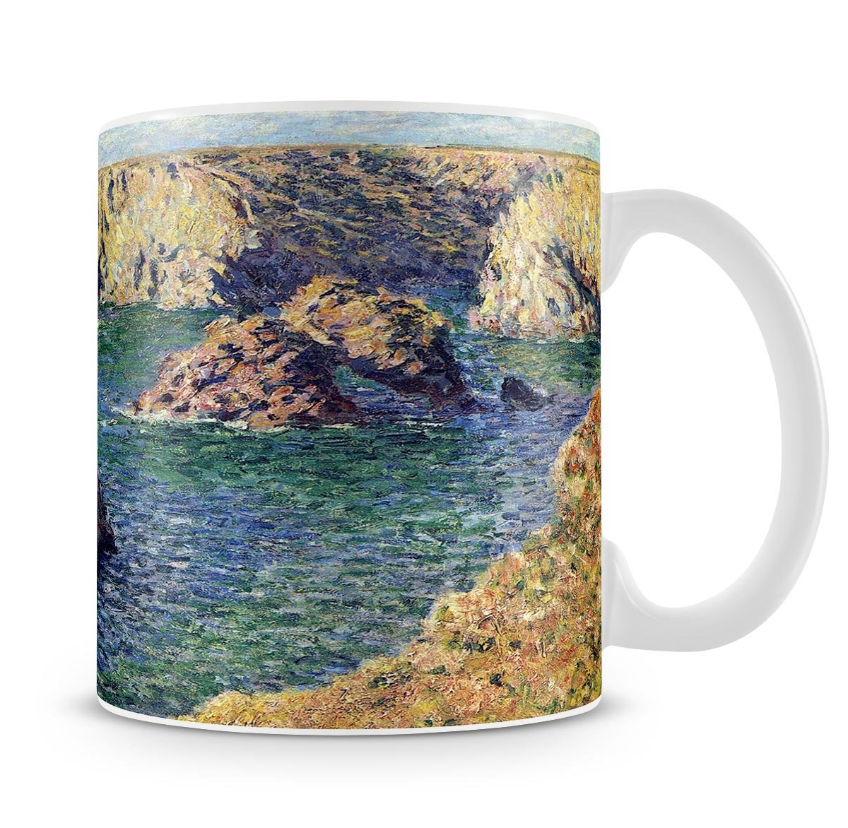 Port Donnant by Monet Mug - Canvas Art Rocks - 4