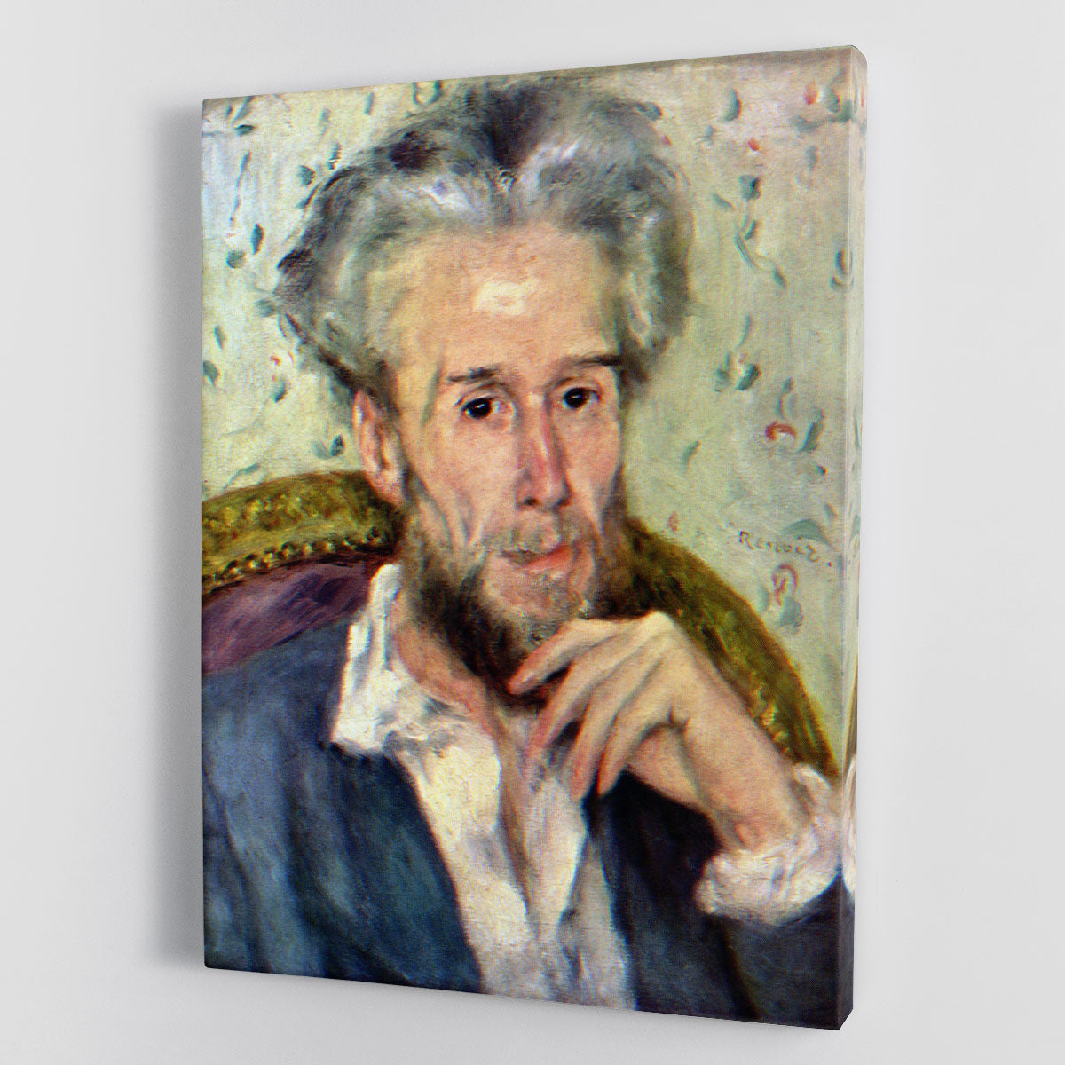 Portait of Victor Chocquet 2 by Renoir Canvas Print or Poster - Canvas Art Rocks - 1