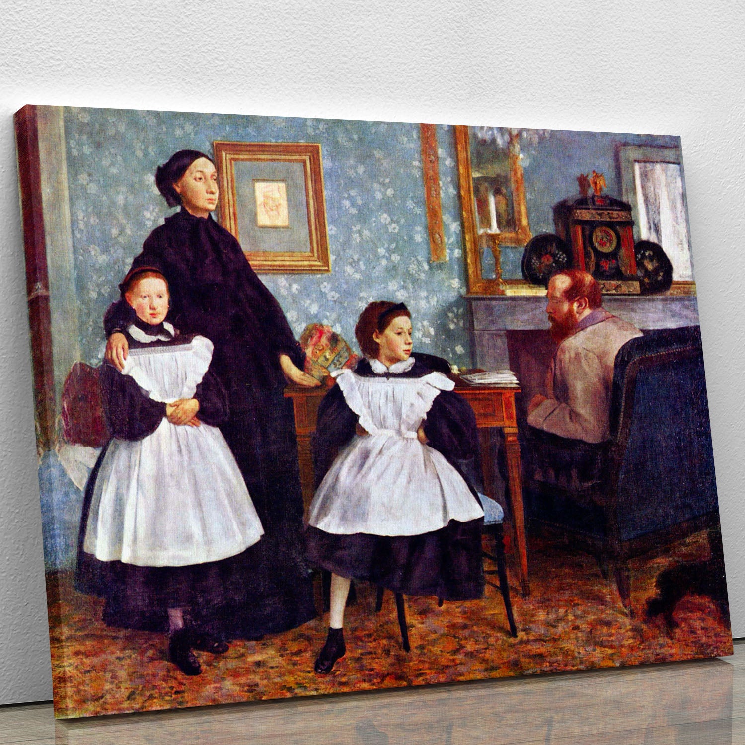 Portait of the Bellelli family by Degas Canvas Print or Poster - Canvas Art Rocks - 1