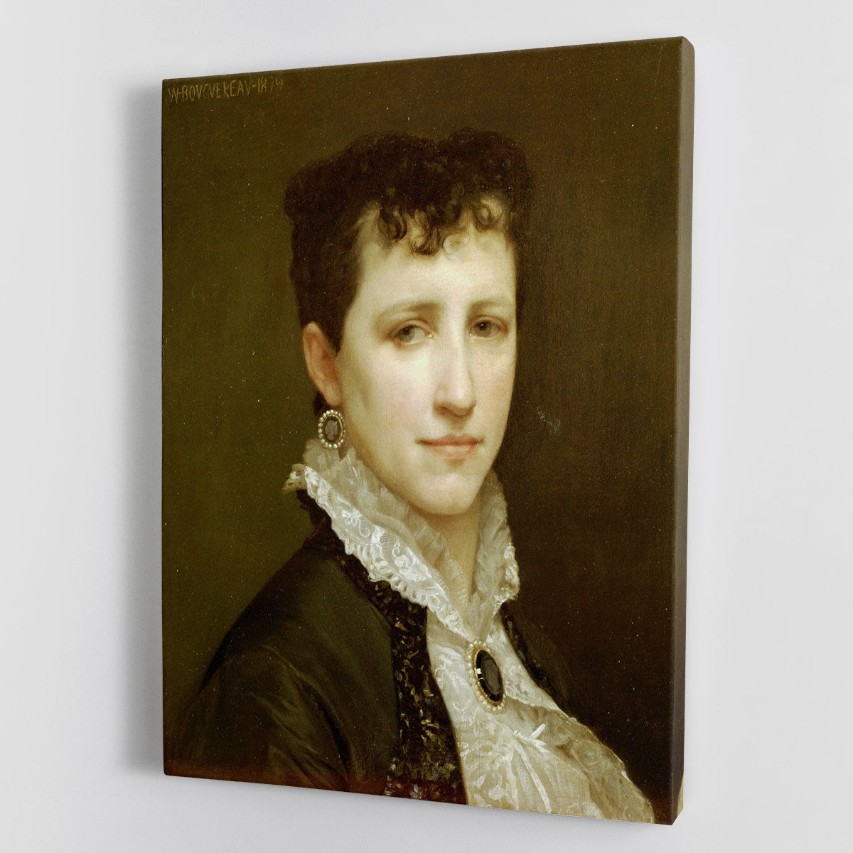 Portrait de Mademoiselle Elizabeth Gardner By Bouguereau Canvas Print or Poster - Canvas Art Rocks - 1