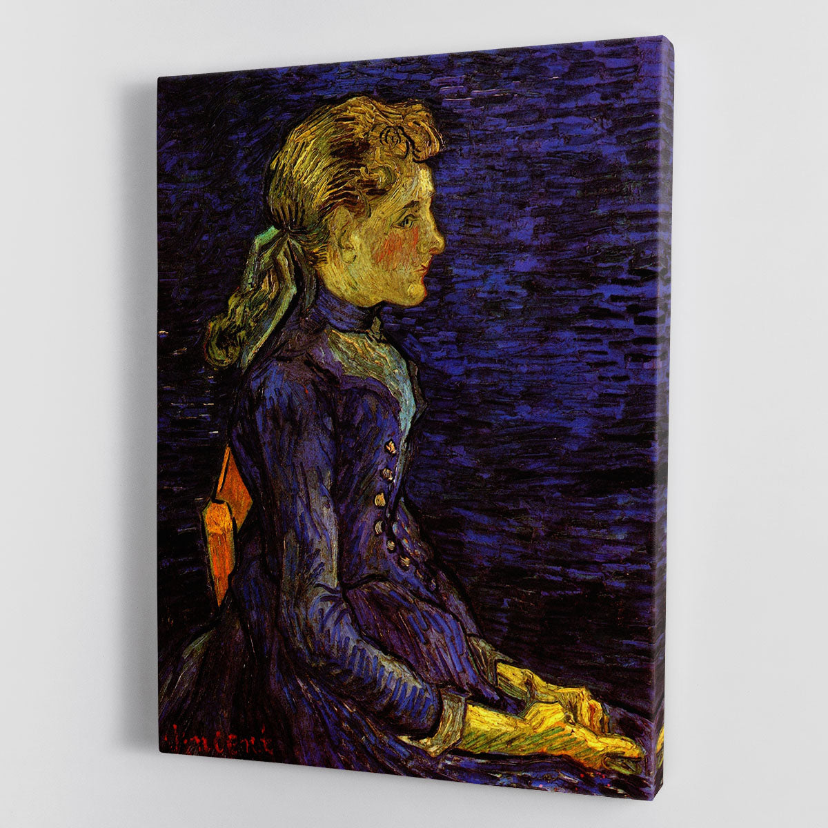 Portrait of Adeline Ravoux by Van Gogh Canvas Print or Poster - Canvas Art Rocks - 1