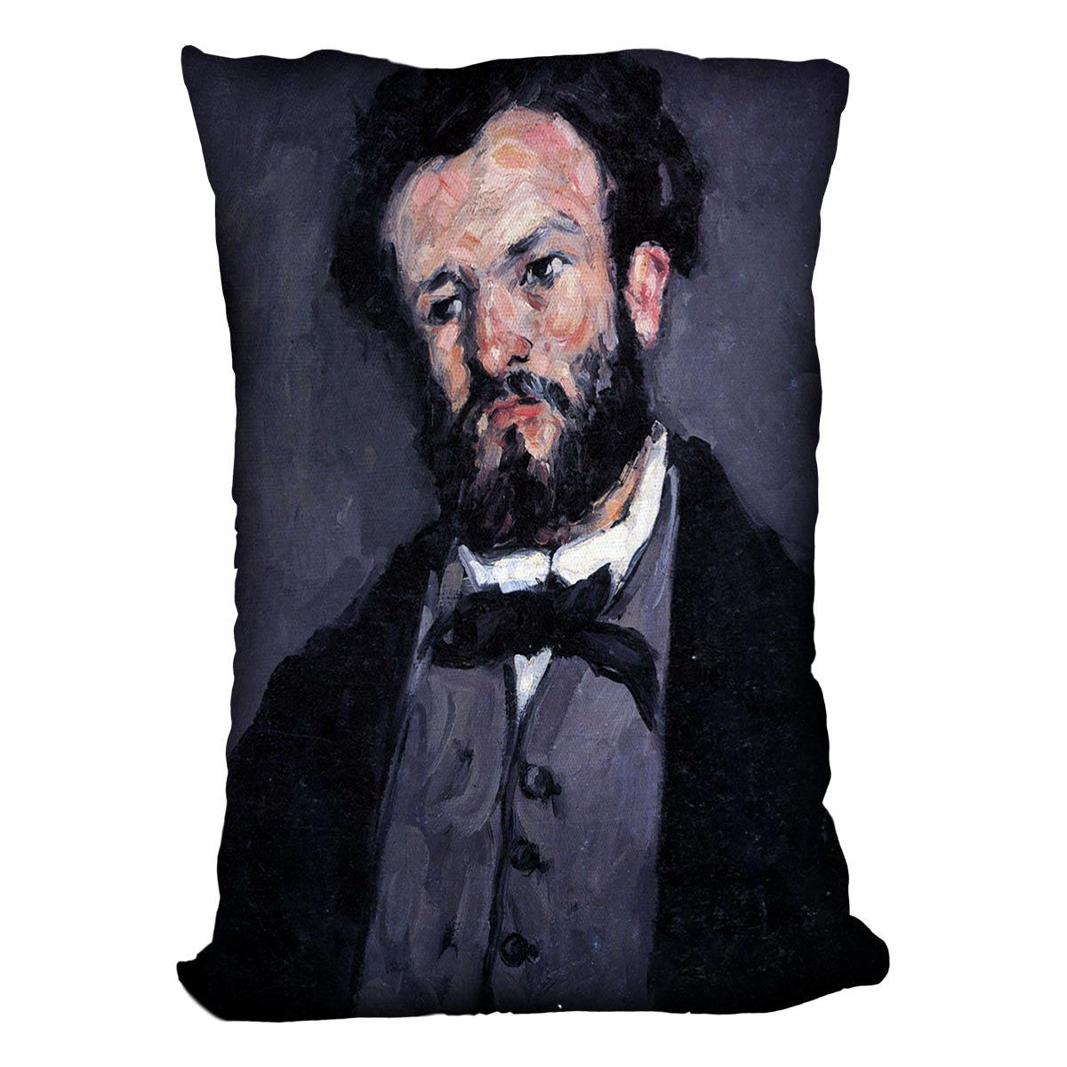 Portrait of Antony Valabrägue by Cezanne Cushion