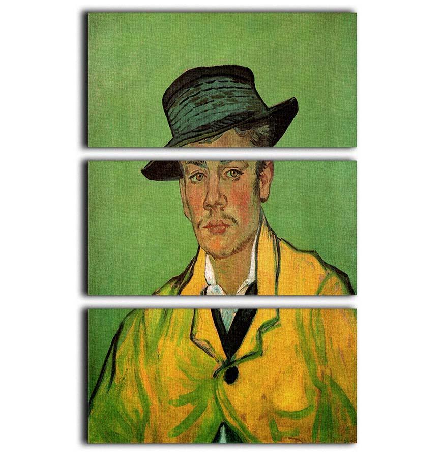 Portrait of Armand Roulin by Van Gogh 3 Split Panel Canvas Print - Canvas Art Rocks - 1