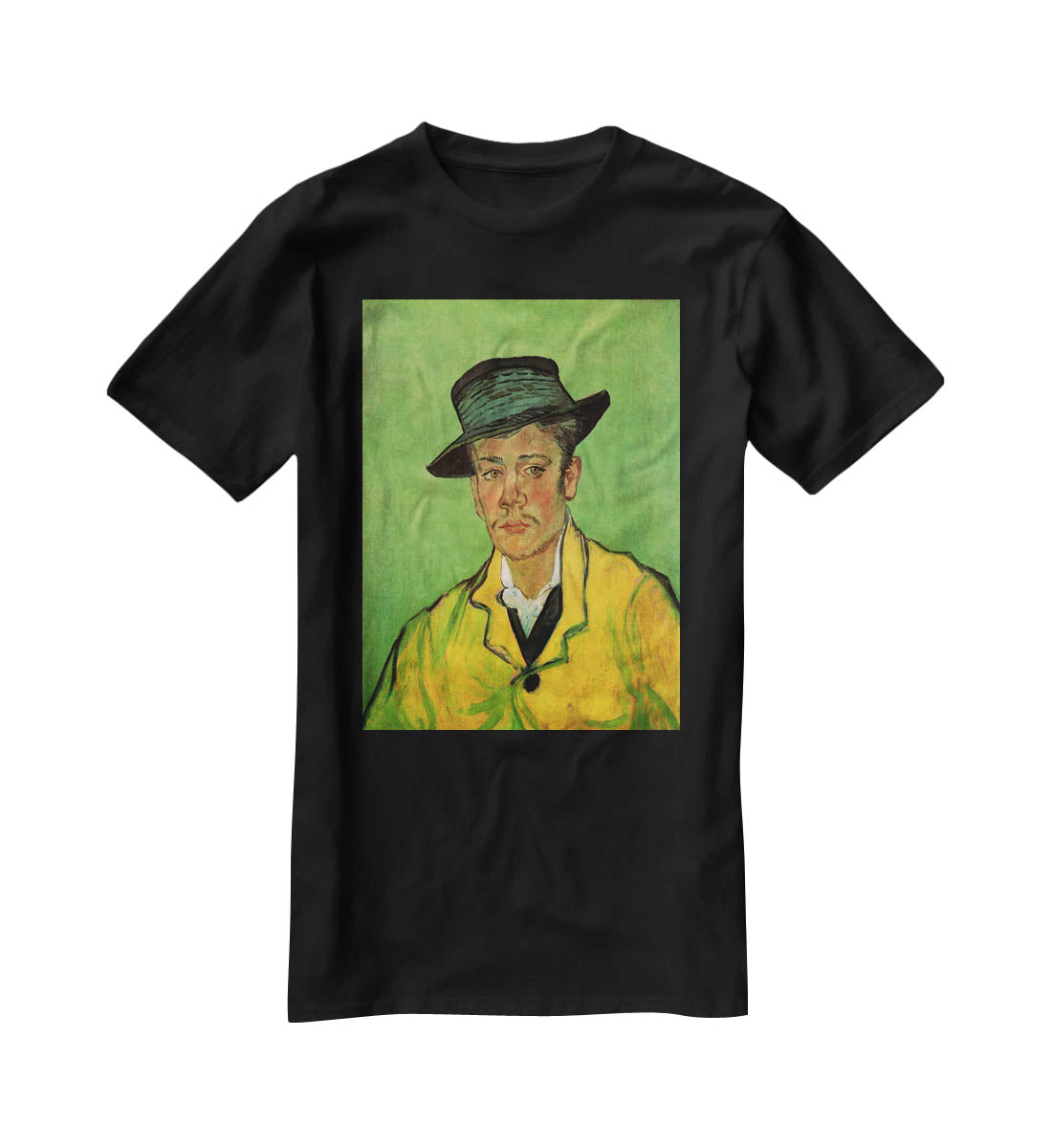 Portrait of Armand Roulin by Van Gogh T-Shirt - Canvas Art Rocks - 1