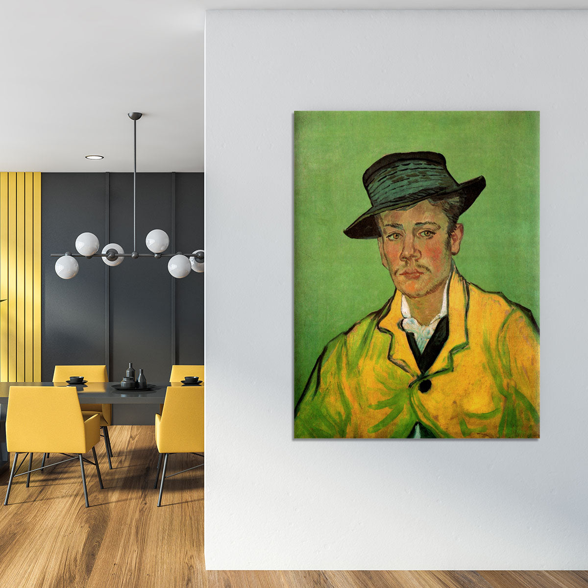 Portrait of Armand Roulin by Van Gogh Canvas Print or Poster - Canvas Art Rocks - 4
