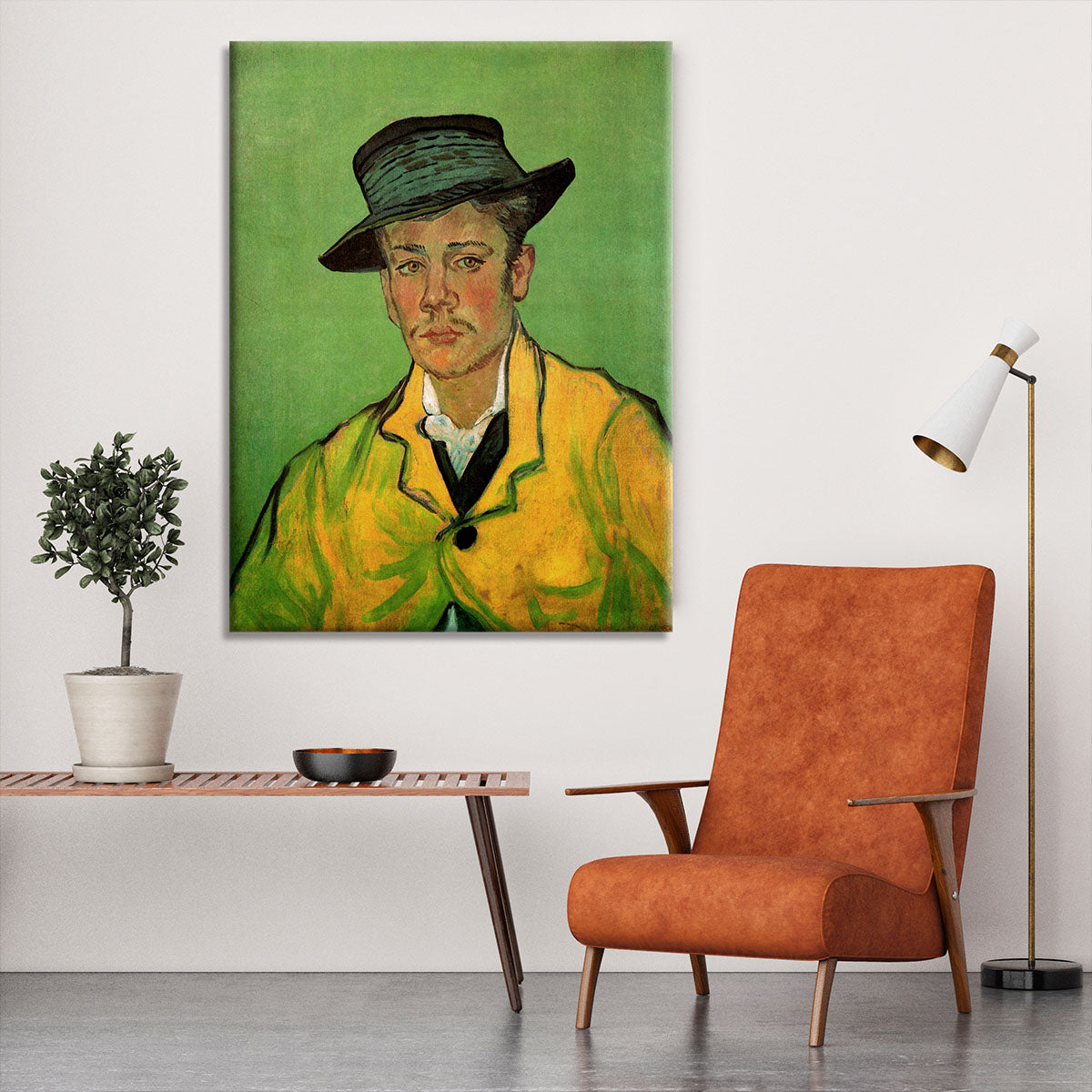 Portrait of Armand Roulin by Van Gogh Canvas Print or Poster - Canvas Art Rocks - 6