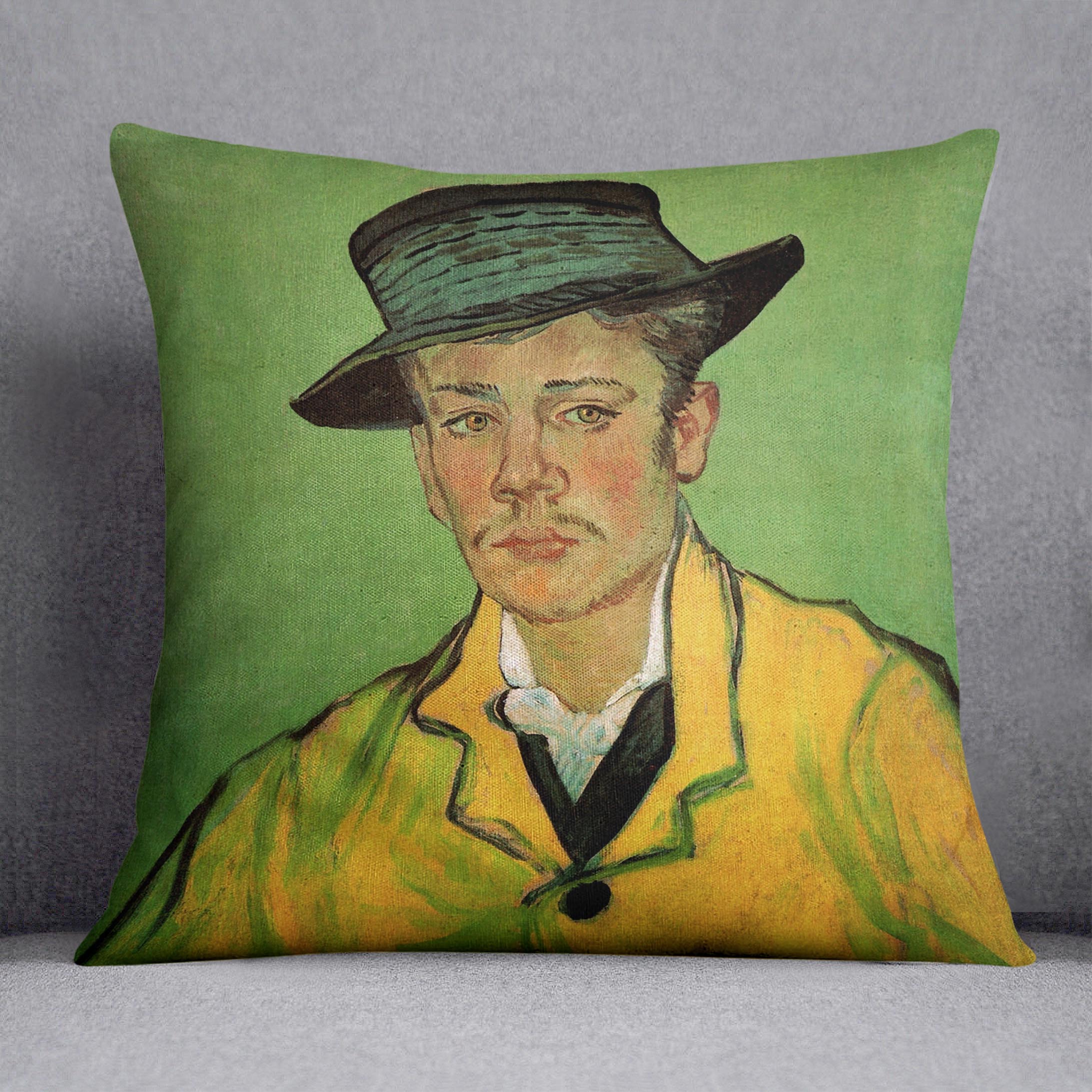 Portrait of Armand Roulin by Van Gogh Cushion