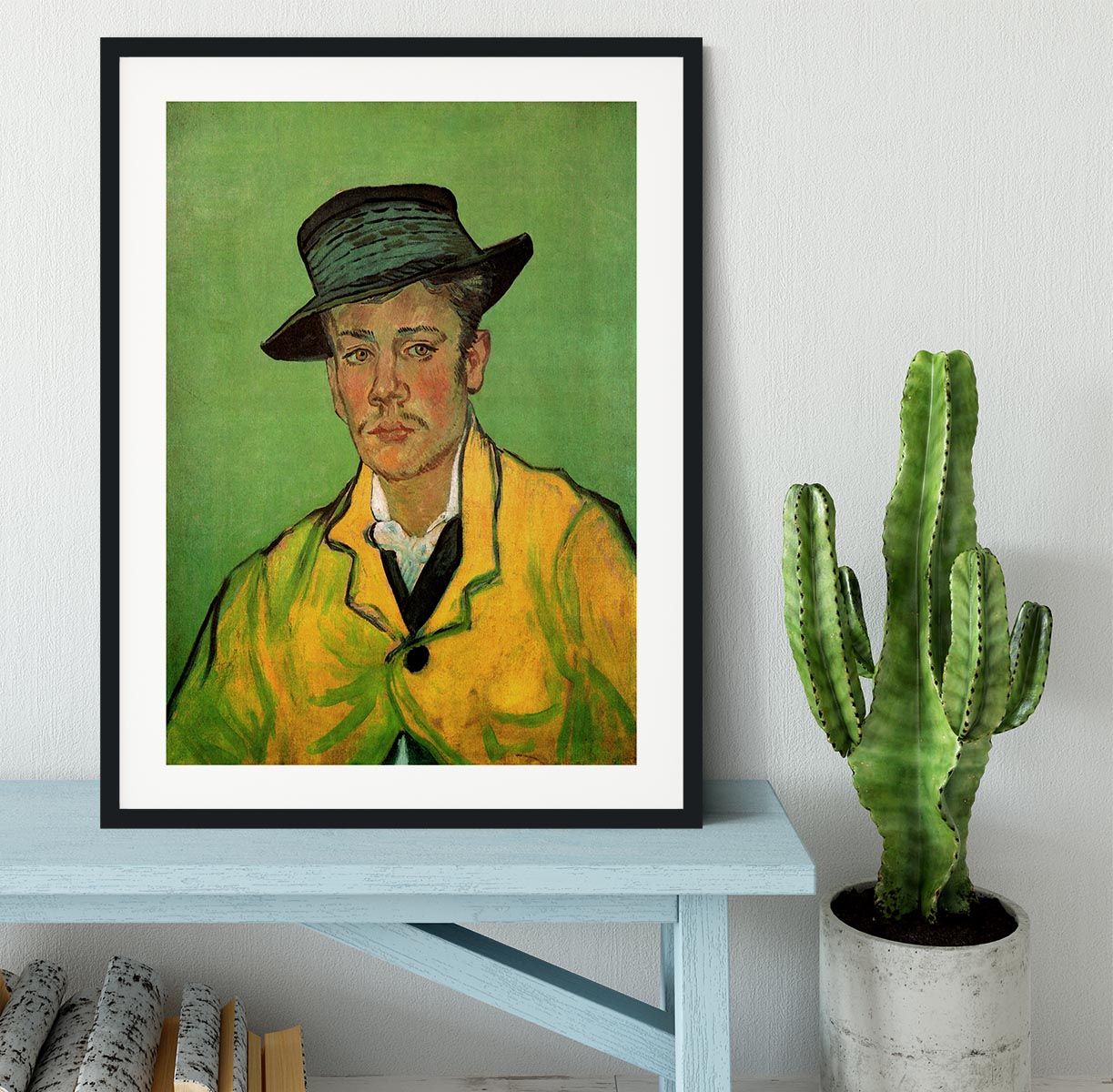 Portrait of Armand Roulin by Van Gogh Framed Print - Canvas Art Rocks - 1