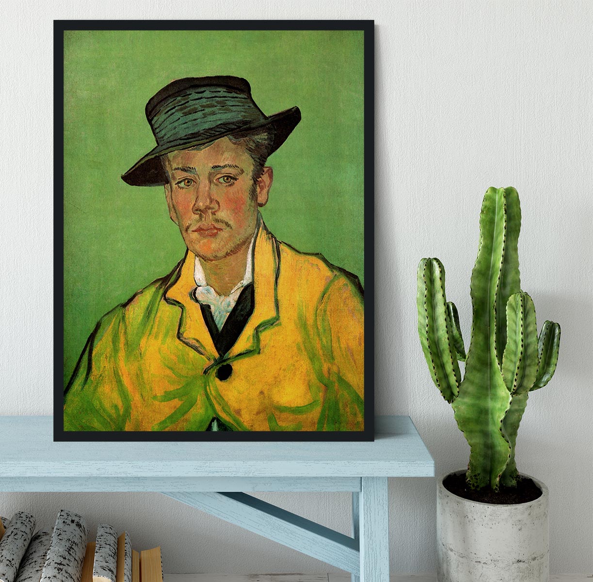 Portrait of Armand Roulin by Van Gogh Framed Print - Canvas Art Rocks - 2