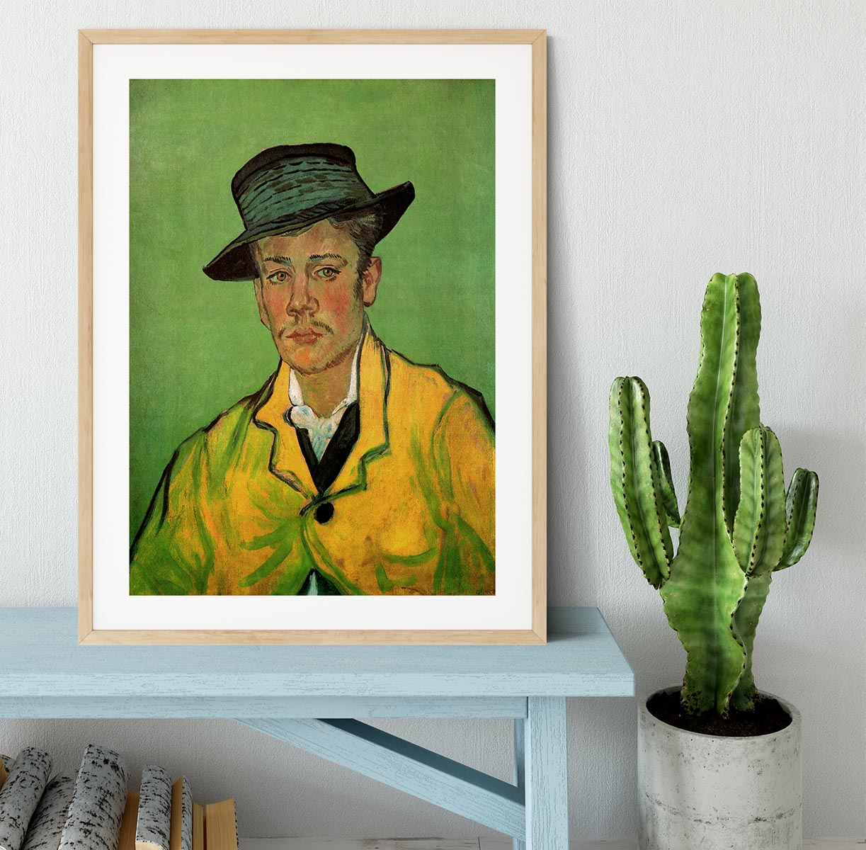 Portrait of Armand Roulin by Van Gogh Framed Print - Canvas Art Rocks - 3