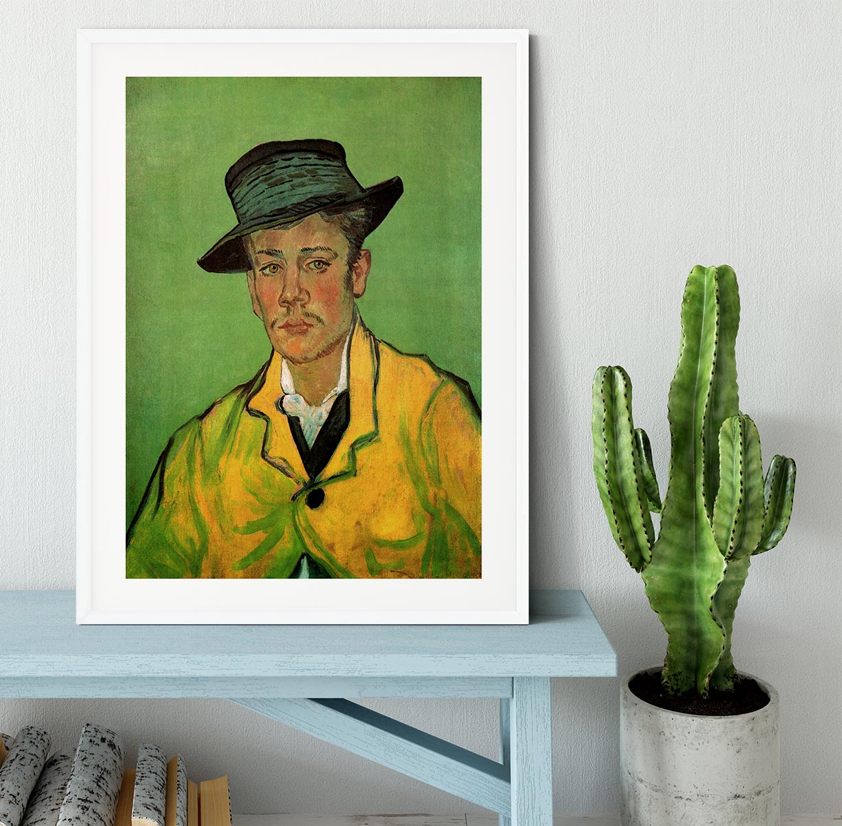 Portrait of Armand Roulin by Van Gogh Framed Print - Canvas Art Rocks - 5