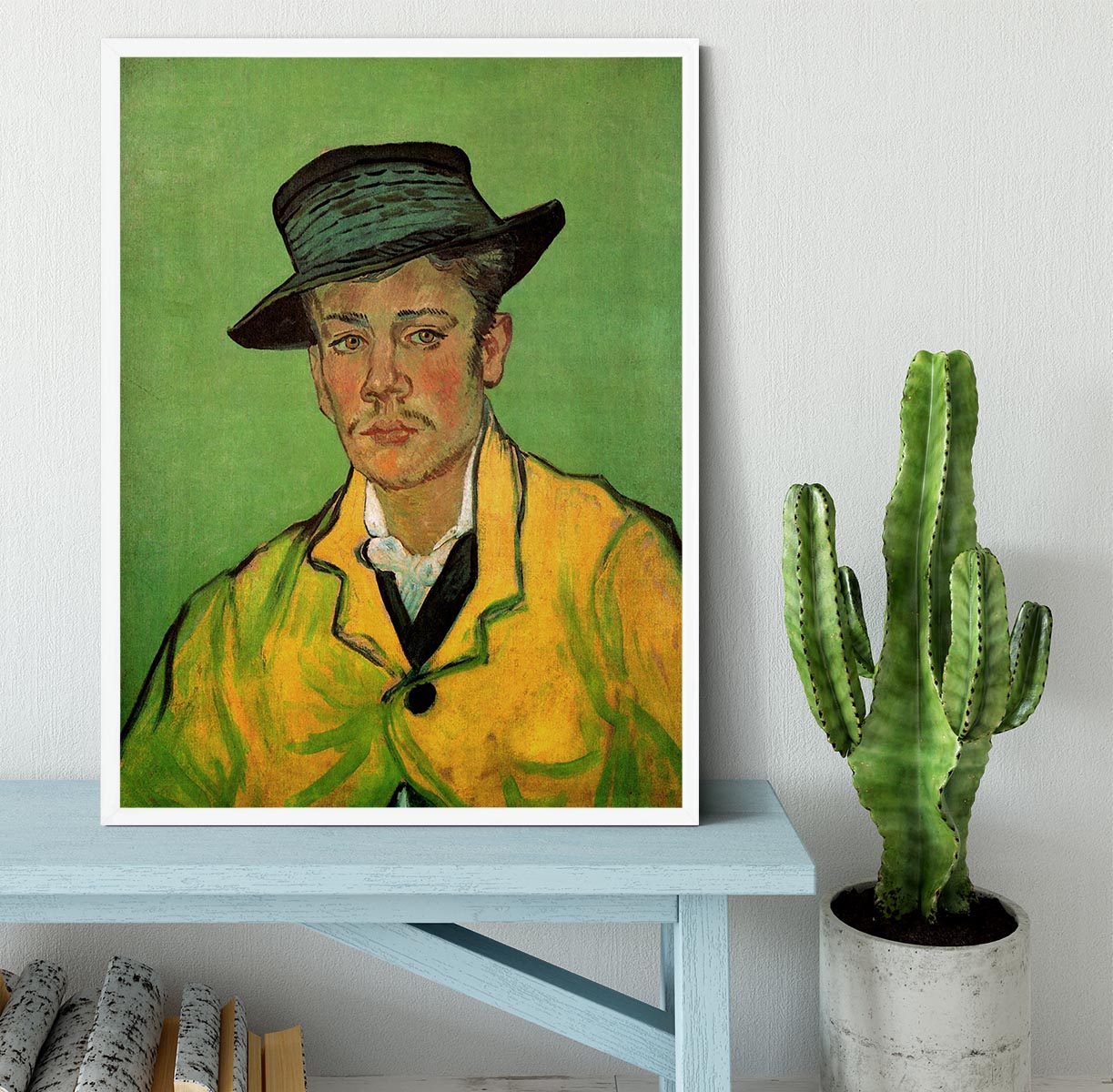 Portrait of Armand Roulin by Van Gogh Framed Print - Canvas Art Rocks -6