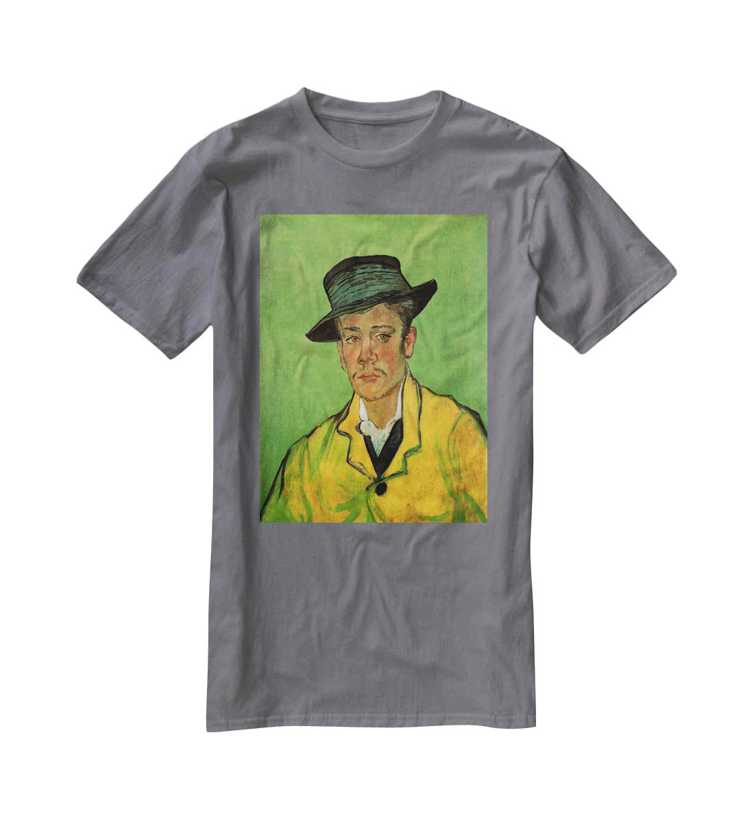 Portrait of Armand Roulin by Van Gogh T-Shirt - Canvas Art Rocks - 3