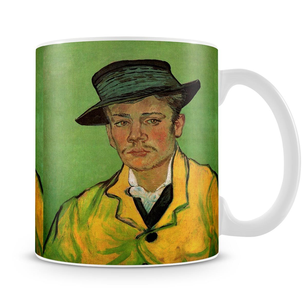 Portrait of Armand Roulin by Van Gogh Mug - Canvas Art Rocks - 4