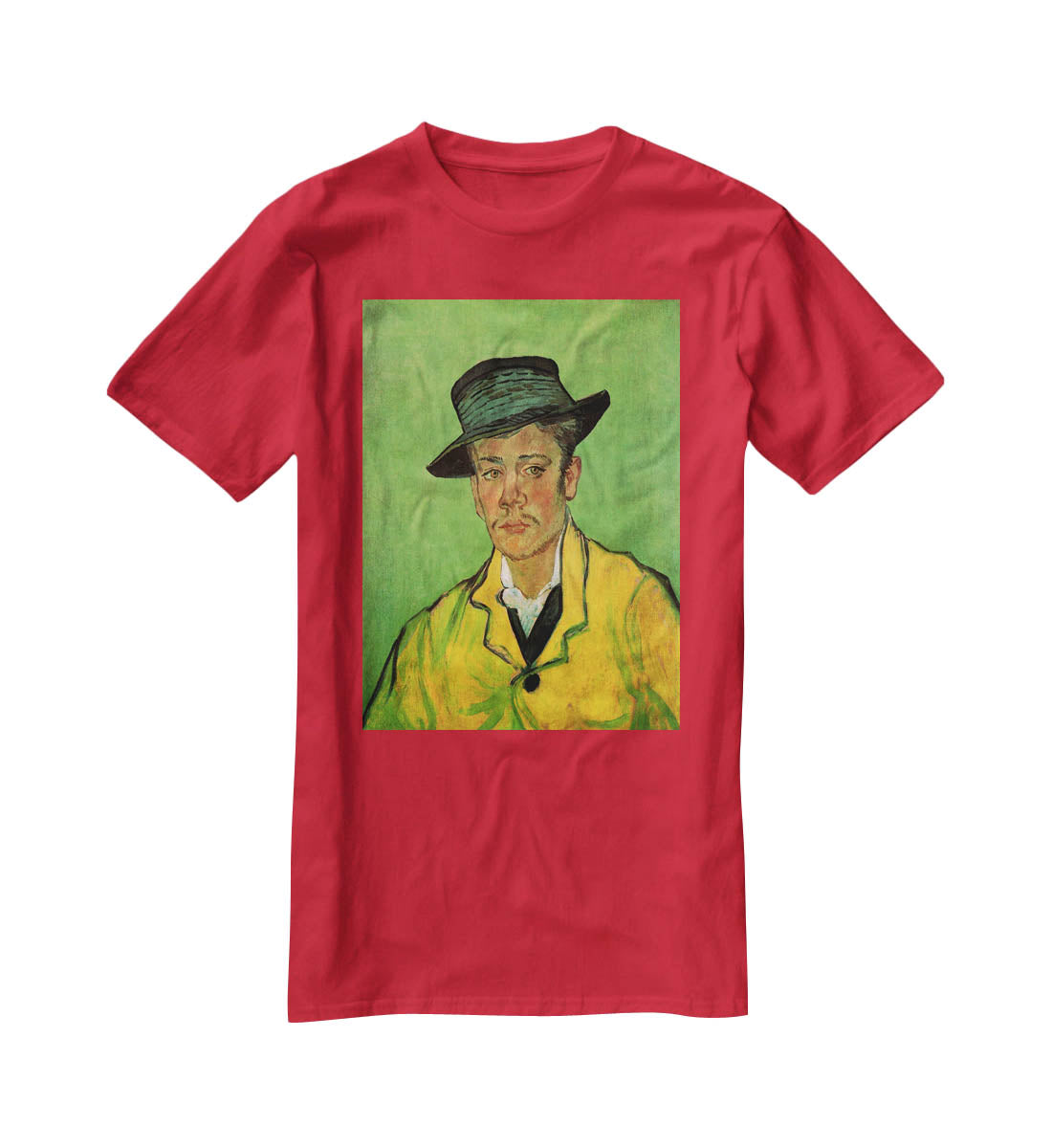Portrait of Armand Roulin by Van Gogh T-Shirt - Canvas Art Rocks - 4