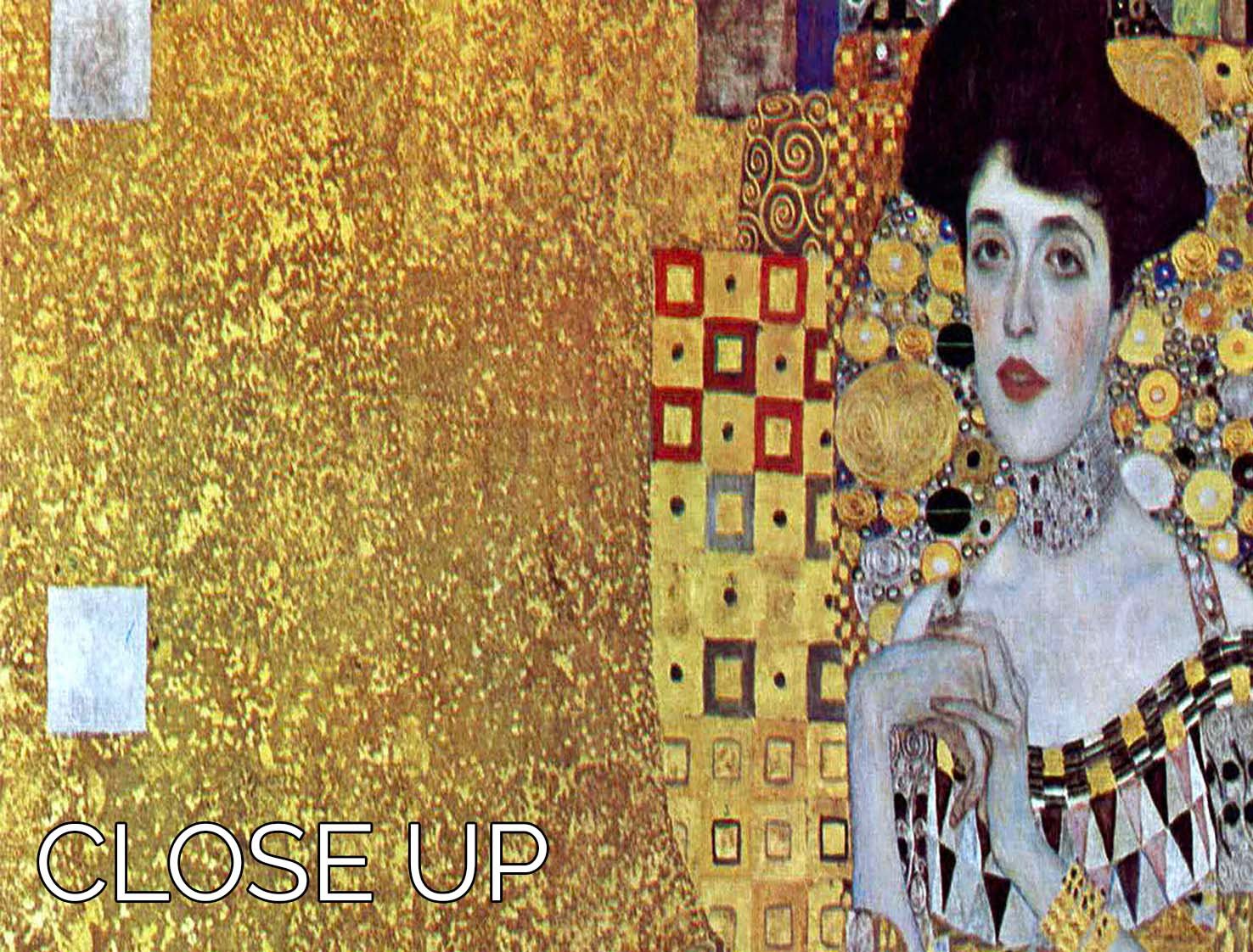 Portrait of Block Bauer 2 by Klimt 3 Split Panel Canvas Print - Canvas Art Rocks - 3