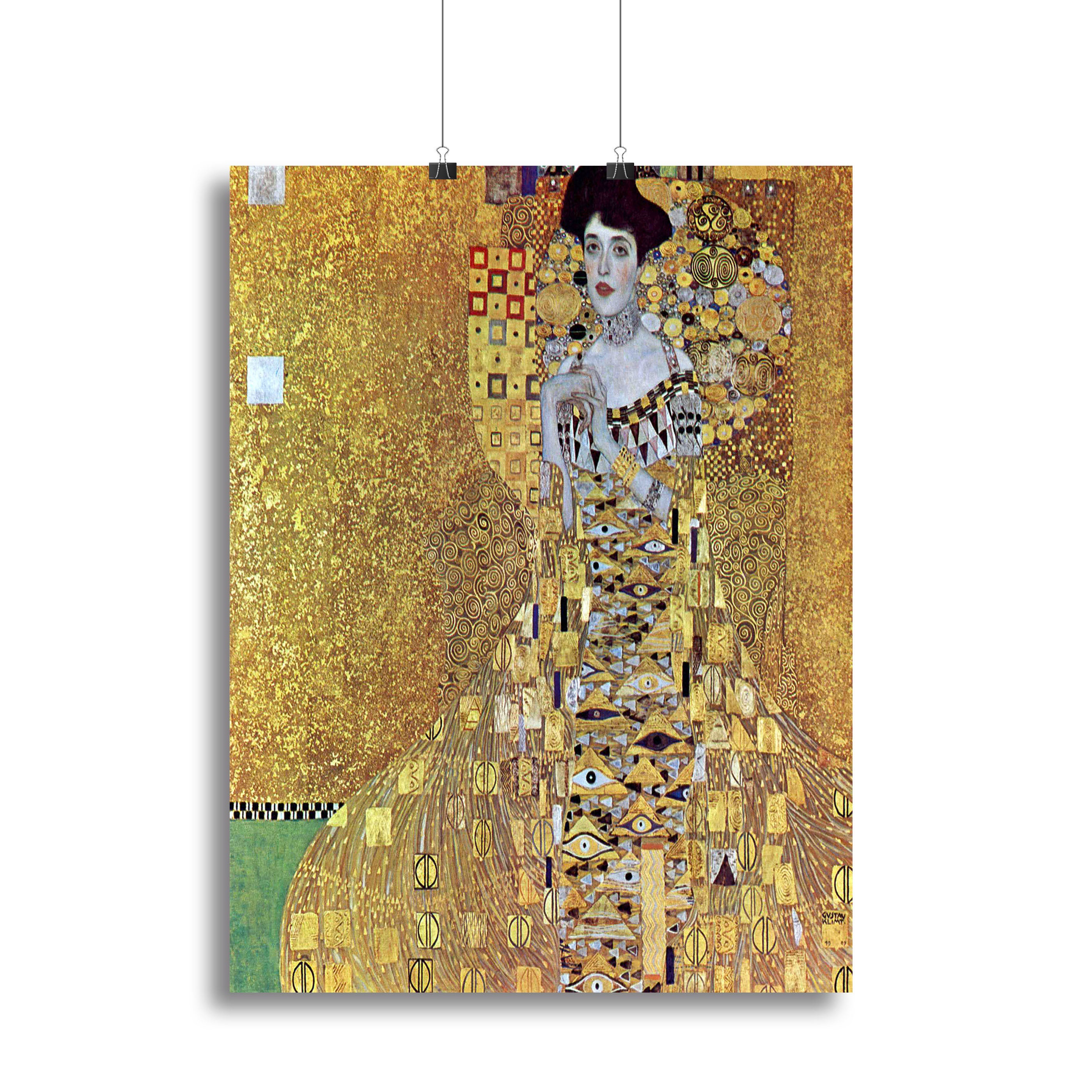 Portrait of Block Bauer 2 by Klimt Canvas Print or Poster - Canvas Art Rocks - 2