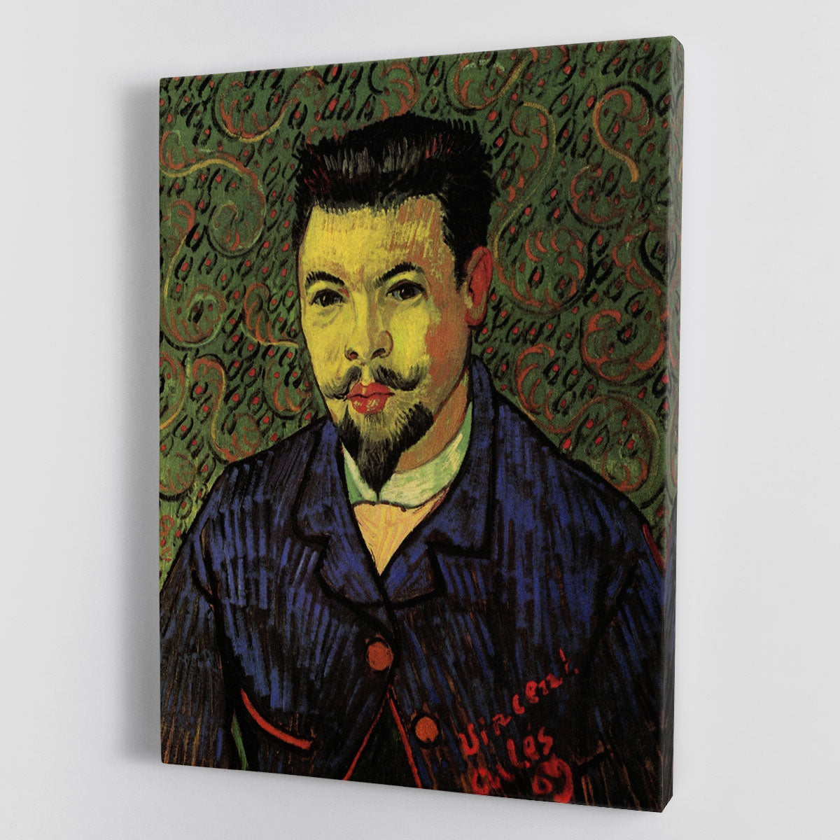 Portrait of Doctor Felix Rey by Van Gogh Canvas Print or Poster - Canvas Art Rocks - 1