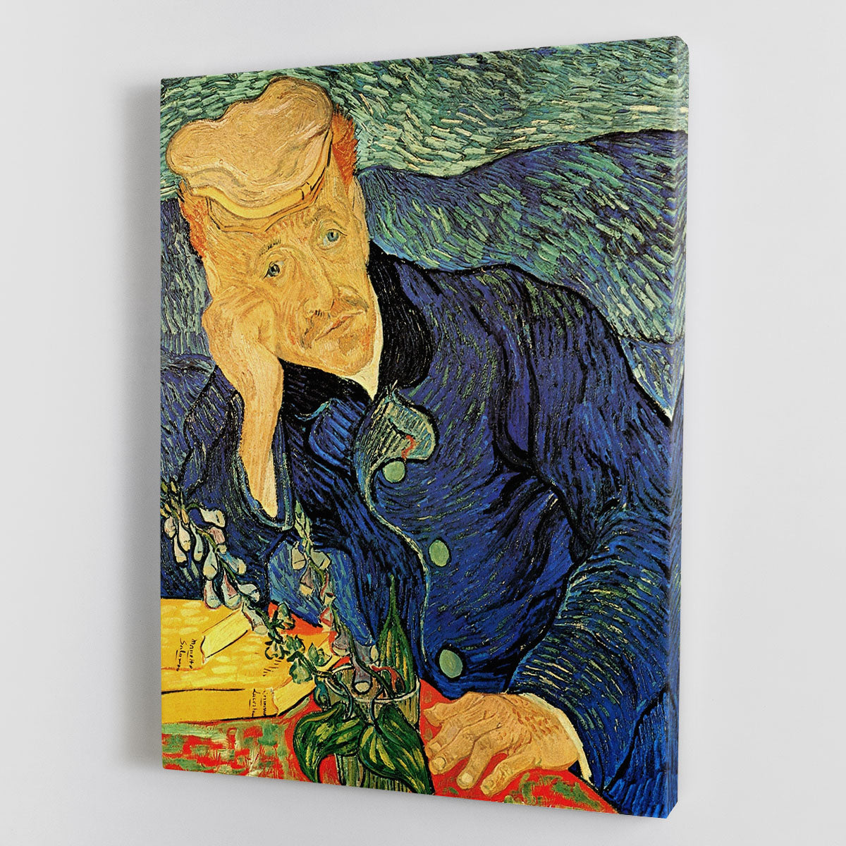 Portrait of Doctor Gachet 2 by Van Gogh Canvas Print or Poster - Canvas Art Rocks - 1