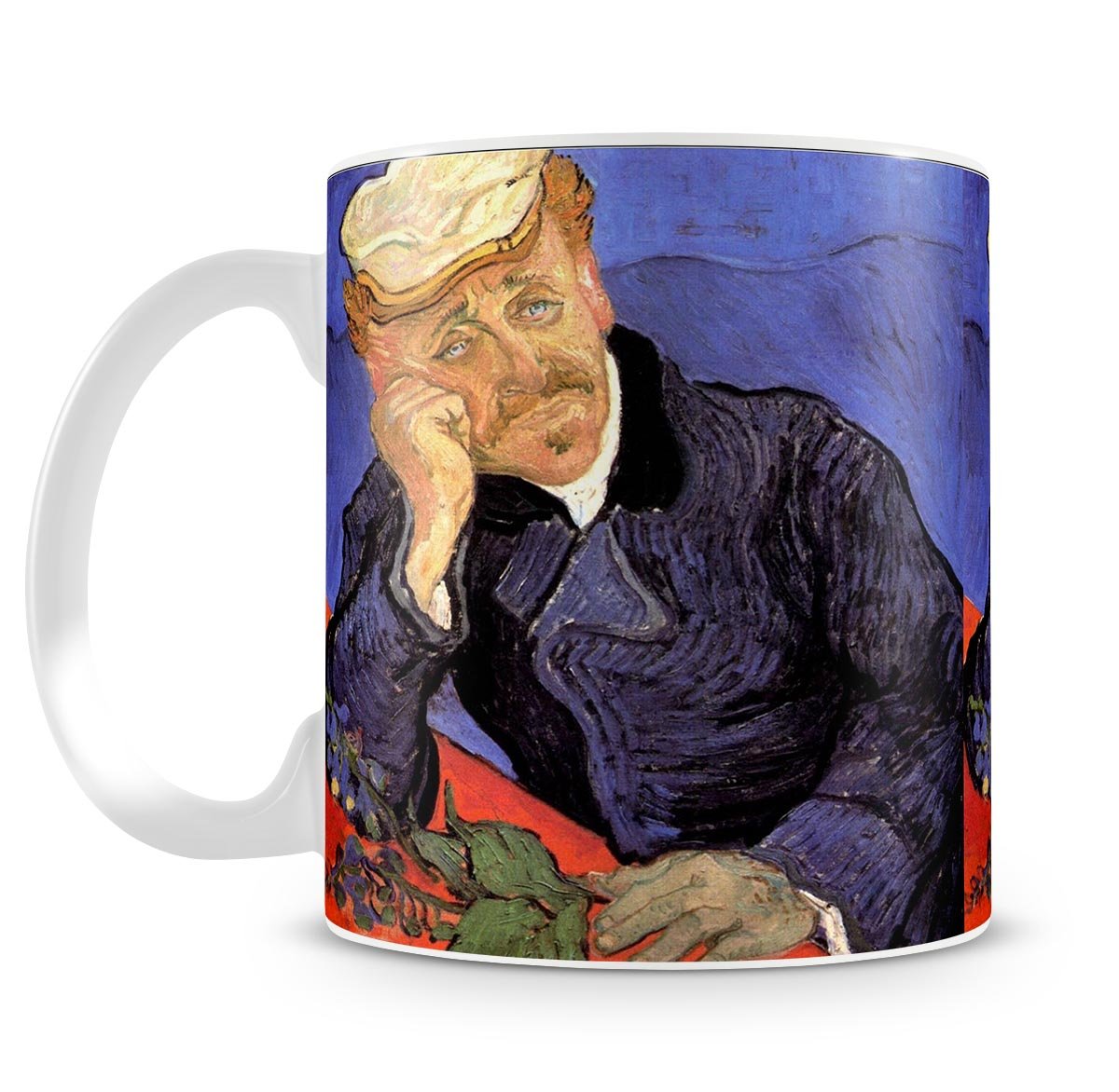 Portrait of Doctor Gachet by Van Gogh Mug - Canvas Art Rocks - 4