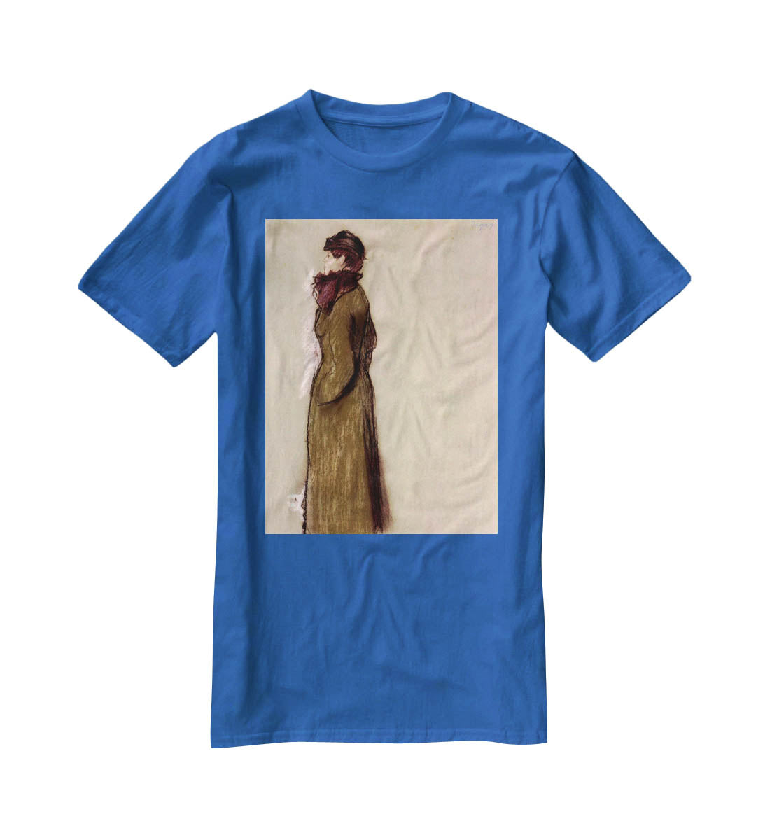 Portrait of Ellen AndrCe by Degas T-Shirt - Canvas Art Rocks - 2