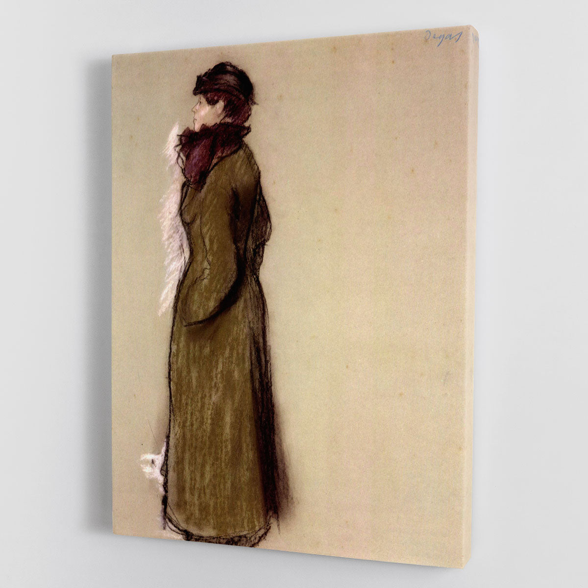 Portrait of Ellen AndrCe by Degas Canvas Print or Poster - Canvas Art Rocks - 1