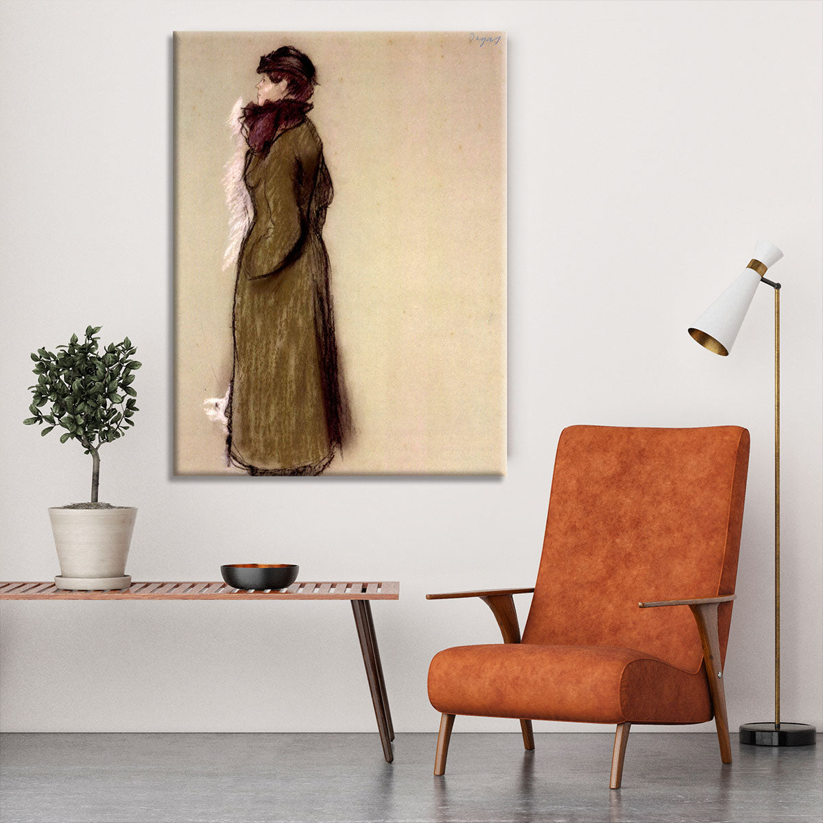 Portrait of Ellen AndrCe by Degas Canvas Print or Poster - Canvas Art Rocks - 6