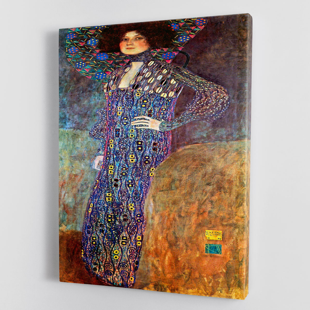 Portrait of Emily Floge by Klimt Canvas Print or Poster - Canvas Art Rocks - 1