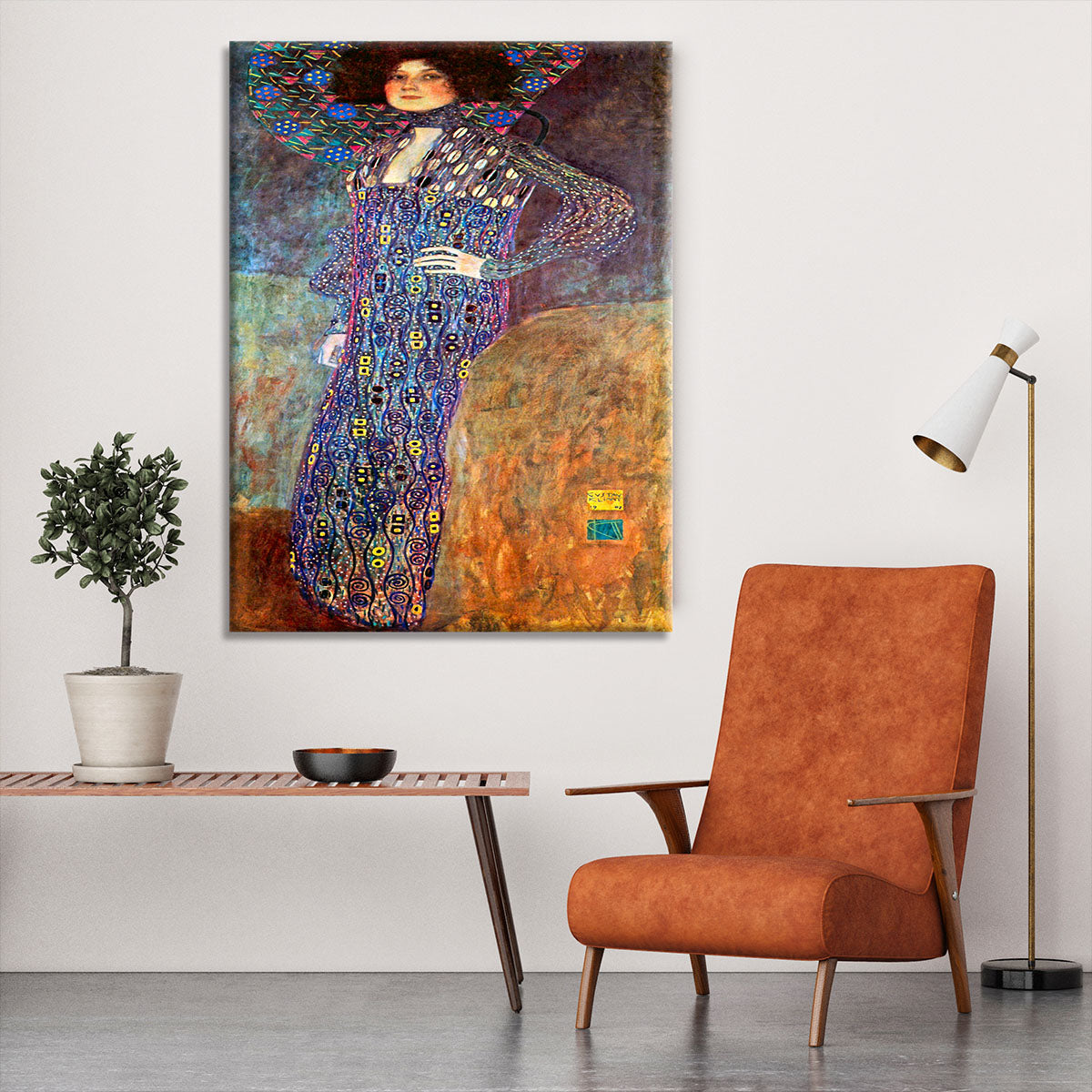 Portrait of Emily Floge by Klimt Canvas Print or Poster - Canvas Art Rocks - 6